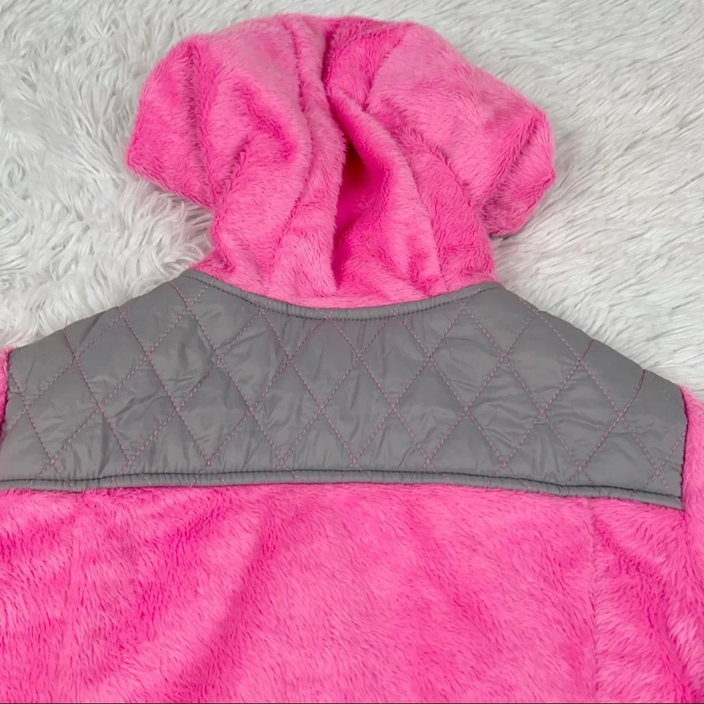Free‎ Country soft fleece jacket hooded full zip quilted